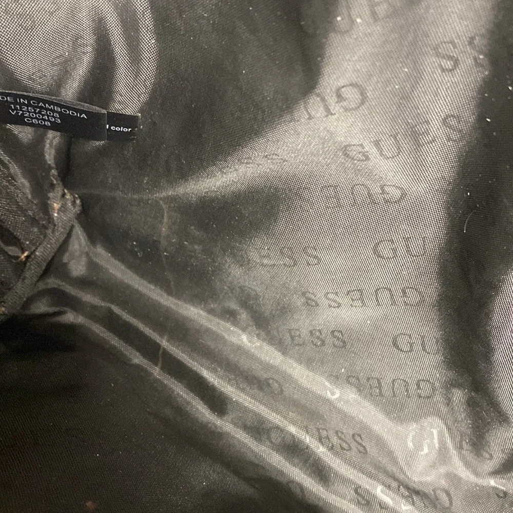 Guess Tan Monogram Dome Bag - Picture 5 of 5